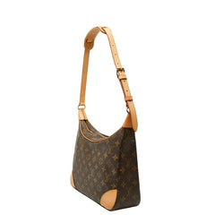 ルイ ヴィトン モノグラム ブローニュ30 ワンショルダーバッグ M51265 ブラウン PVC レザー レディース LOUIS VUITTON 【中古】