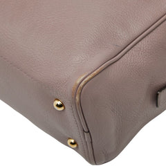 ロエベ ヘリテージ ハンドバッグ ミニボストンバッグ ピンク レザー レディース LOEWE 【中古】