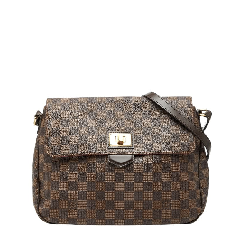 ルイ ヴィトン ダミエ ブザス ローズベリー ショルダーバッグ N41178 ブラウン PVC レザー レディース LOUIS VUITTON 【中古】
