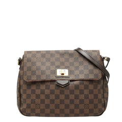 ルイ ヴィトン ダミエ ブザス ローズベリー ショルダーバッグ N41178 ブラウン PVC レザー レディース LOUIS VUITTON 【中古】