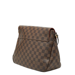ルイ ヴィトン ダミエ ブザス ローズベリー ショルダーバッグ N41178 ブラウン PVC レザー レディース LOUIS VUITTON 【中古】