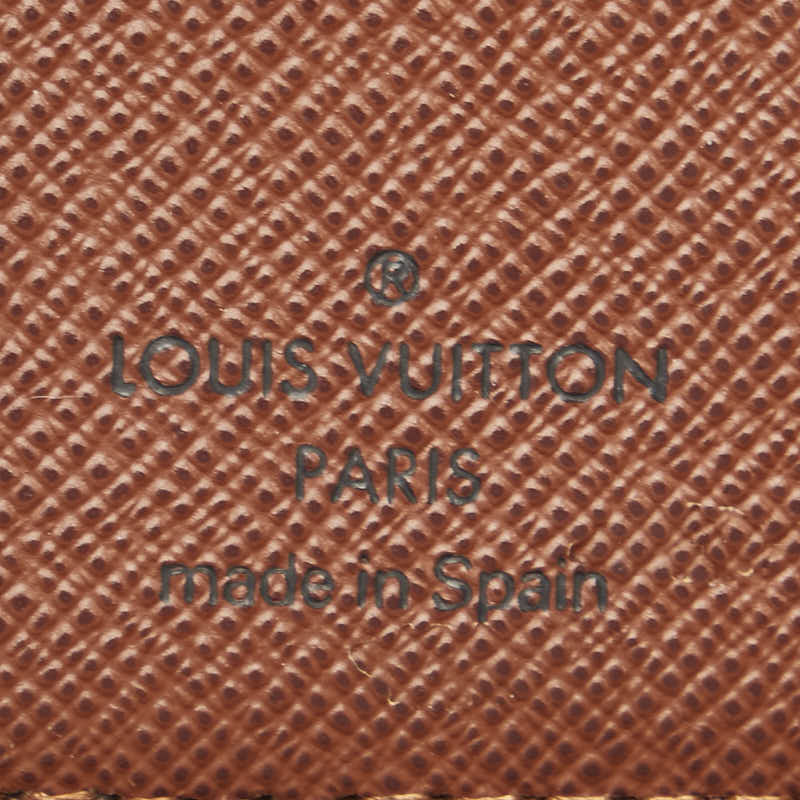 ルイ ヴィトン モノグラム ポルトフォイユコアラ 二つ折り財布 M58013 ブラウン PVC レザー レディース LOUIS VUITTON 【中古】
