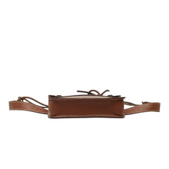 エルメス ポシェット グリーン ウエストバッグ ブラウン レザー レディース HERMES 【中古】