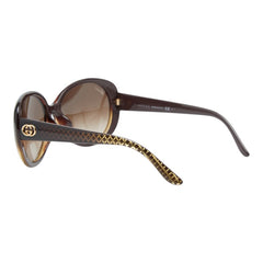 グッチ インターロッキングG サングラス GG 3594/K/S ブラウン プラスチック レディース GUCCI 【中古】