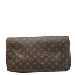 ルイ ヴィトン モノグラム スピーディー35 ハンドバッグ ボストンバッグ M41524 ブラウン PVC レザー レディース LOUIS VUITTON 【中古】