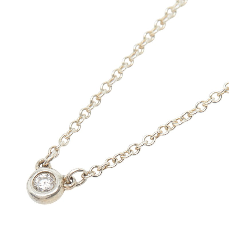 ティファニー バイザヤード ダイヤモンド ネックレス SV925 シルバー レディース TIFFANY&Co. 中古