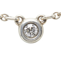 ティファニー バイザヤード ダイヤモンド ネックレス SV925 シルバー レディース TIFFANY&Co. 【中古】