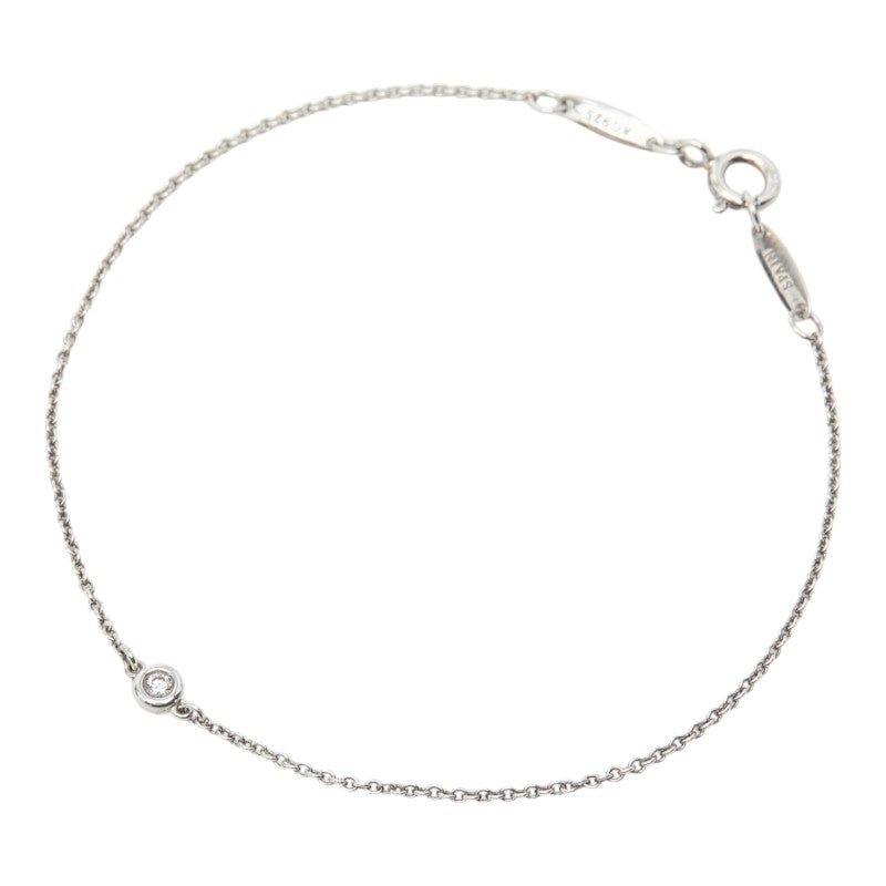 ティファニー バイザヤード ダイヤモンド ブレスレット SV925 シルバー レディース TIFFANY&Co. 【中古】