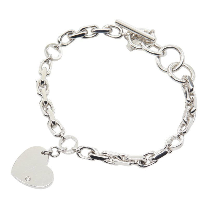 モンブラン ハート チェーン ブレスレット SV925 シルバー レディース MONTBLANC 【中古】