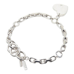 モンブラン ハート チェーン ブレスレット SV925 シルバー レディース MONTBLANC 【中古】