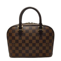 ルイ ヴィトン ダミエ サリア ミニ ハンドバッグ N51286 ブラウン PVC レザー レディース LOUIS VUITTON 【中古】