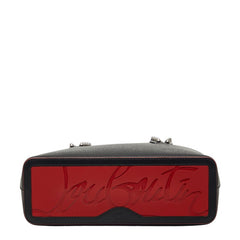 クリスチャンルブタン カバタ ミニ スタッズ ハンドバッグ ショルダーバッグ 2WAY ブラック レザー メタル レディース Christian Louboutin 【中古】