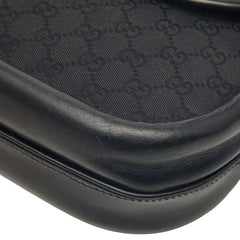 グッチ GGキャンバス ハンドバッグ 109109 ブラック キャンバス レザー レディース GUCCI 【中古】