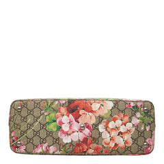 グッチ GGブルームス ハンドバッグ 409534 ベージュ ピンク PVC レザー レディース GUCCI 【中古】