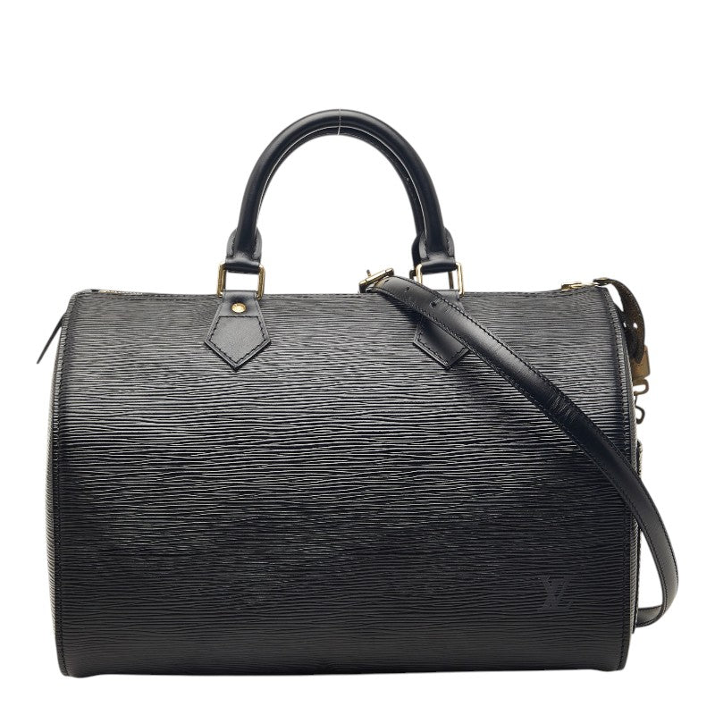 ルイ ヴィトン エピ スピーディ30 ハンドバッグ ミニボストンバッグ ショルダーバッグ 2WAY M59022 ノワール ブラック レザー レディース LOUIS VUITTON 【中古】