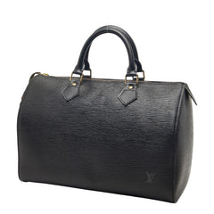 ルイ ヴィトン エピ スピーディ30 ハンドバッグ ミニボストンバッグ ショルダーバッグ 2WAY M59022 ノワール ブラック レザー レディース LOUIS VUITTON 【中古】