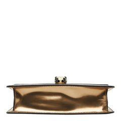 ブルガリ セルペンティ フォーエバー ショルダーバッグ ゴールド パテントレザー レディース BVLGARI 【中古】