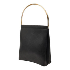 カルティエ トリニティ スリーカラー ハンドバッグ ブラック レザー レディース CARTIER 【中古】