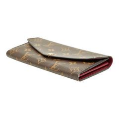 ルイ ヴィトン モノグラム ポルトフォイユ サラ 長財布 M62234 ブラウン フューシャ PVC レザー レディース LOUIS VUITTON 【中古】