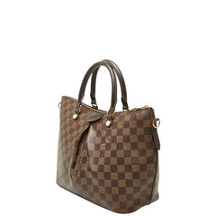 ルイ ヴィトン ダミエ シエナ MM ハンドバッグ ショルダーバッグ 2WAY N41546 ブラウン PVC レザー レディース LOUIS VUITTON 【中古】