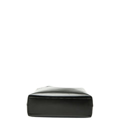 プラダ ロゴ トートバッグ ハンドバッグ ブラック レザー レディース PRADA 【中古】