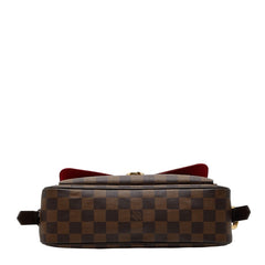 ルイ ヴィトン ダミエ ラヴェッロPM 斜め掛け ショルダーバッグ N60007 ブラウン PVC レザー レディース LOUIS VUITTON 【中古】