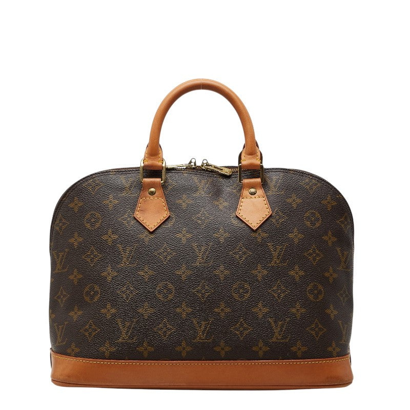 ルイ ヴィトン モノグラム アルマPM 旧型 ハンドバッグ M51130 ブラウン PVC レザー レディース LOUIS VUITTON 【中古】