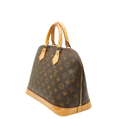 ルイ ヴィトン モノグラム アルマPM ハンドバッグ M51130 ブラウン PVC レザー レディース LOUIS VUITTON 【中古】