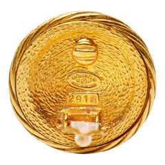 シャネル ココマーク ヴィンテージ イヤリング 93P ゴールド メッキ レディース CHANEL 中古