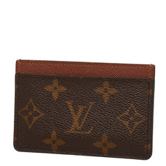 ルイ ヴィトン モノグラム ポルト カルト サーンプル カードケース M61733 ブラウン PVC レザー レディース LOUIS VUITTON 【中古】