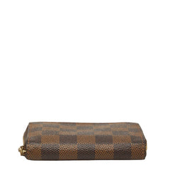 ルイ ヴィトン ダミエ ジッピーコインパース コインケース カードケース M63070 ブラウン PVC レディース LOUIS VUITTON 【中古】
