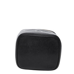 シャネル ココマーク バニティバッグ ハンドバッグ A01998 ブラック キャビアスキン レディース CHANEL 【中古】