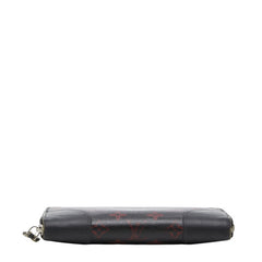 ルイ ヴィトン モノグラム ルージュ ジッピーウォレット 長財布 M60974 ブラック レッド PVC レザー レディース LOUIS VUITTON 【中古】