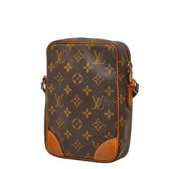 ルイ ヴィトン モノグラム ダヌーブ 斜め掛け ショルダーバッグ M45266 ブラウン PVC レザー レディース LOUIS VUITTON 【中古】