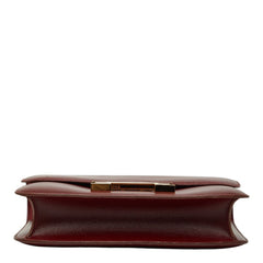 エルメス コンスタンス23 ショルダーバッグ ルージュアッシュ ワインレッド ボックスカーフ レディース HERMES 【中古】