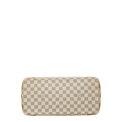 ルイ ヴィトン ダミエ アズール ハムステッドMM トートバッグ ショルダーバッグ N51206 ホワイト PVC レザー レディース LOUIS VUITTON 【中古】