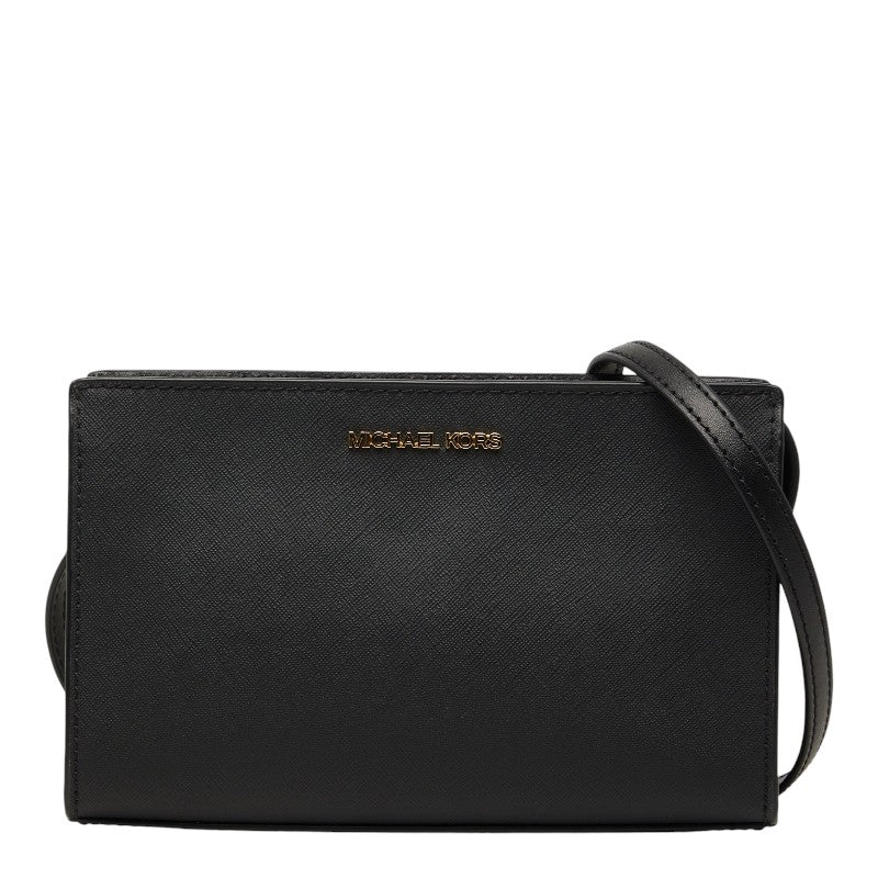 マイケルコース 斜め掛け ショルダーバッグ 35S3G6HC5L ブラック レザー レディース Michael Kors 【中古】