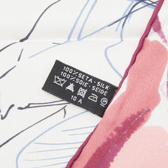 シャネル ココマーク カメリア フラワー 花柄 スカーフ ホワイト マルチカラー シルク レディース CHANEL 【中古】