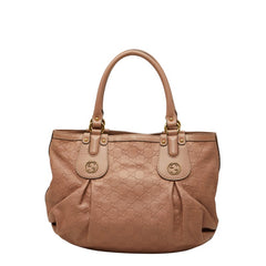 グッチ グッチシマ スカーレット ハンドバッグ トートバッグ 269953 ピンク レザー レディース GUCCI 【中古】