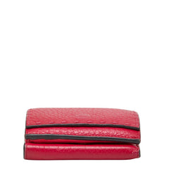 フェンディ セレリア 三つ折り財布 コンパクトウォレット 8M0395 ピンク レザー レディース FENDI 【中古】
