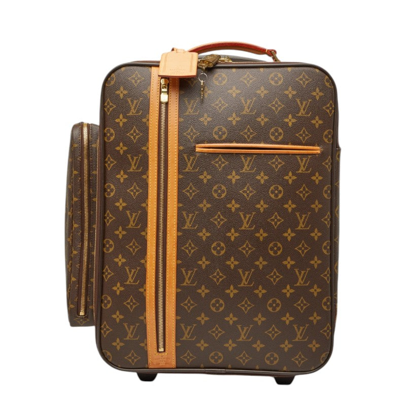 ルイ ヴィトン モノグラム トロリー50 ボスフォール キャリーバッグ スーツケース M23259 ブラウン PVC レザー レディース LOUIS VUITTON 【中古】