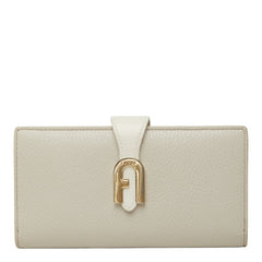 フルラ ソフィア グレイニー 長財布 グレー ホワイト レザー レディース Furla 【中古】
