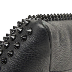 クリスチャンルブタン スパイクスタッズ クラッチバッグ ブラック レザー レディース Christian Louboutin 【中古】
