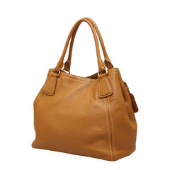 プラダ トートバッグ ショルダーバッグ 2WAY BN2534 キャラメル キャメル ヴィッテロダイノレザー レディース PRADA 【中古】