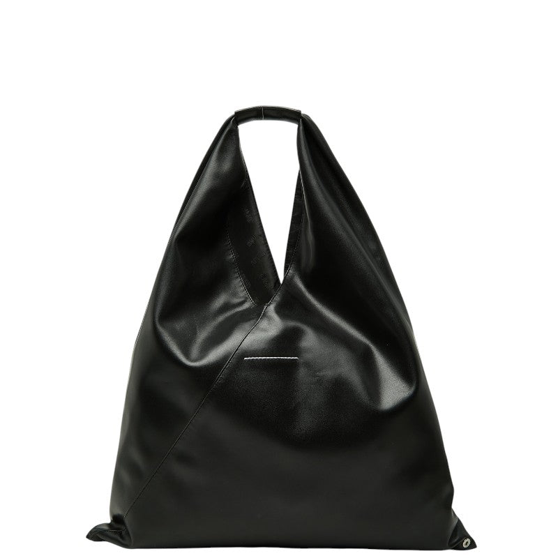 マルタンマルジェラ MM6 ジャパニーズ バッグ クラシック トートバッグ ブラック ポリウレタン レディース MARTIN MARGIELA 【中古】