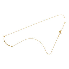 ティファニー Tスマイル スモール チェーン ペンダント ネックレス K18YG イエローゴールド Au750 レディース TIFFANY&Co. 【中古】