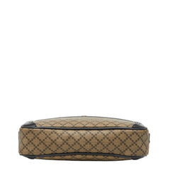 グッチ ディアマンテ セカンドバッグ クラッチバッグ 267921 ベージュ ブラック PVC レザー レディース GUCCI 【中古】