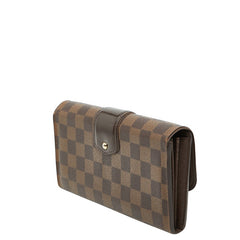 ルイ ヴィトン ダミエ システィナ 長財布 N61747 ブラウン PVC レザー レディース LOUIS VUITTON 【中古】