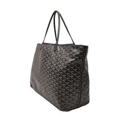 ゴヤール サンルイGM トートバッグ ショルダーバッグ ブラウン ブラック PVC レザー レディース GOYARD 【中古】