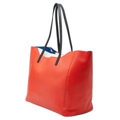 フルラ ファンタジア トートバッグ ショルダーバッグ トリコロール レッド ホワイト ブルー レザー レディース Furla 【中古】